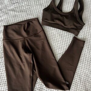 High Waist Airlift Leggings - Espresso